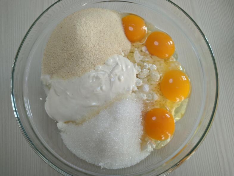 Подготовка творожной основы